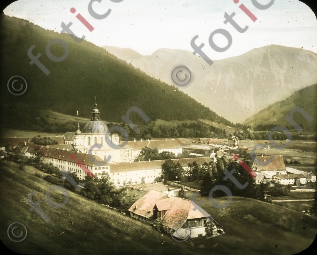 Kloster Ettal | Ettal Monastery - Foto foticon-simon-105-010.jpg | foticon.de - Bilddatenbank für Motive aus Geschichte und Kultur